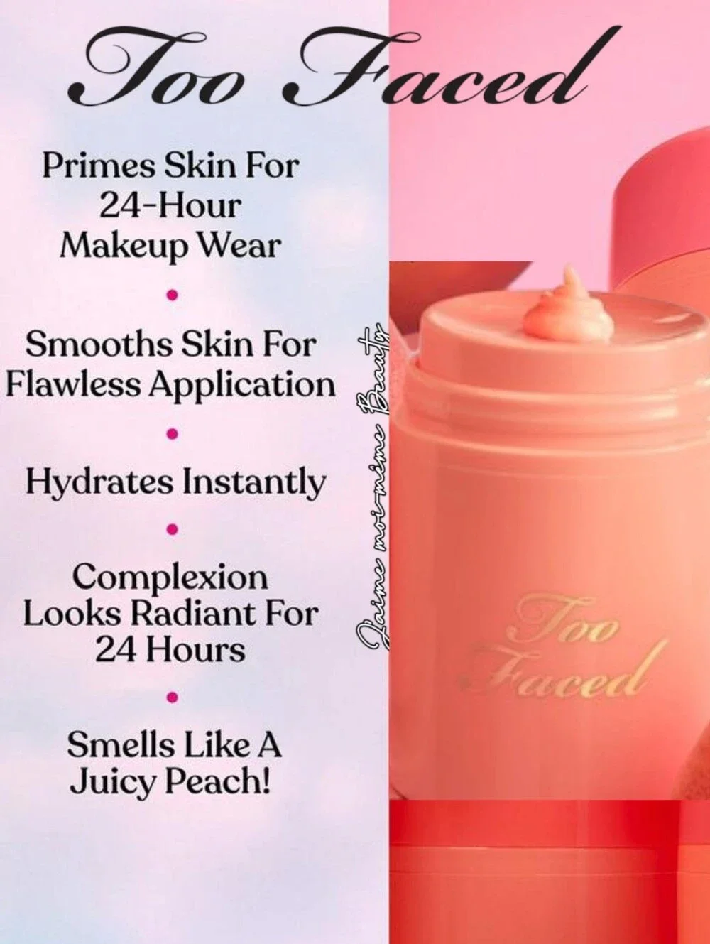 Too Faced Peach-Scented Makeup Primer